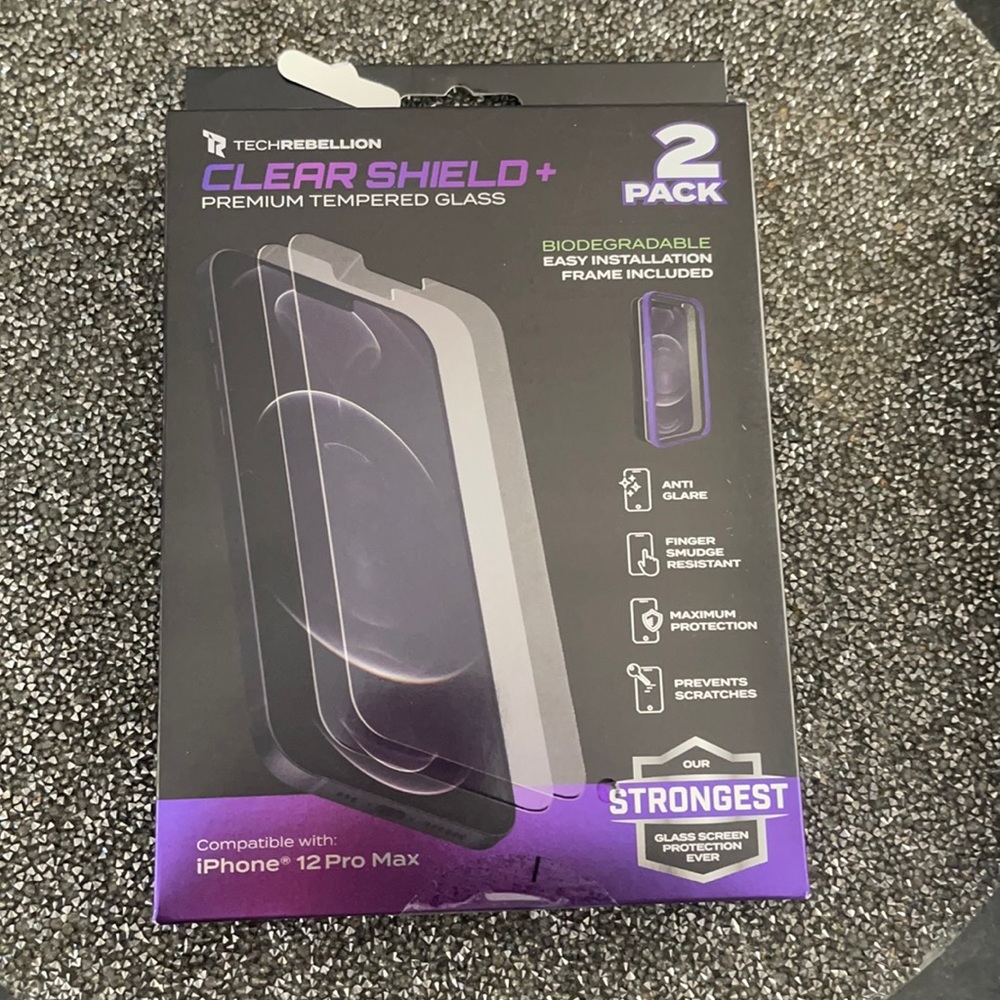 2 pack IPhone 12 Pro Max screen Protector